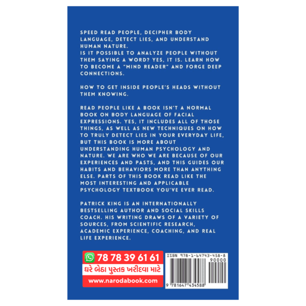 Official Workbook Read People Like a Book back cover 2024