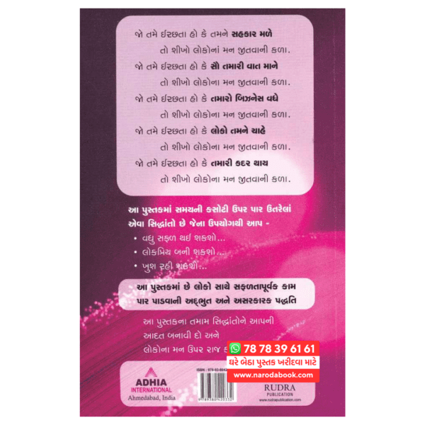 buy Loko Na Man Jitvani Kala gujarati book online back cover 2024
